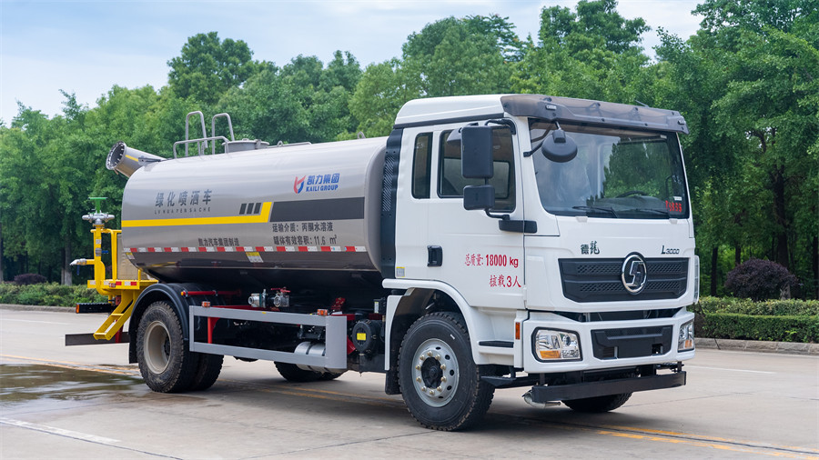 15方 18噸陜汽德龍 4500軸距霧炮灑水車(chē) 凱力做工
